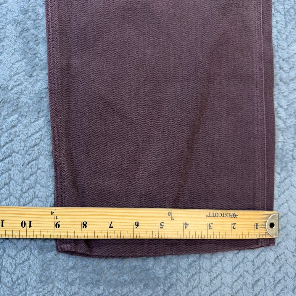 NWT Levi's Stay Loose Carpenter Pants Mens 34x30 Relaxed Burgundy Herringbone